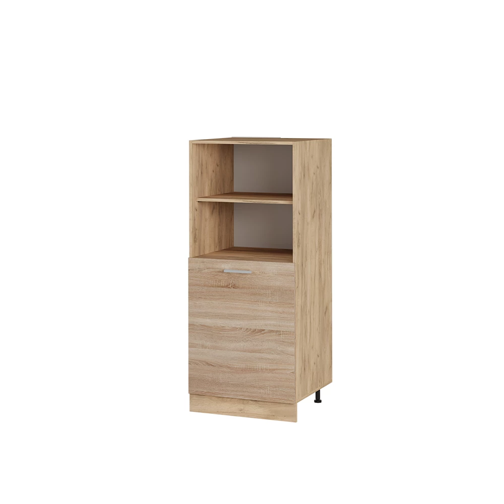 Meuble pour four en Sonoma sur fond blanc