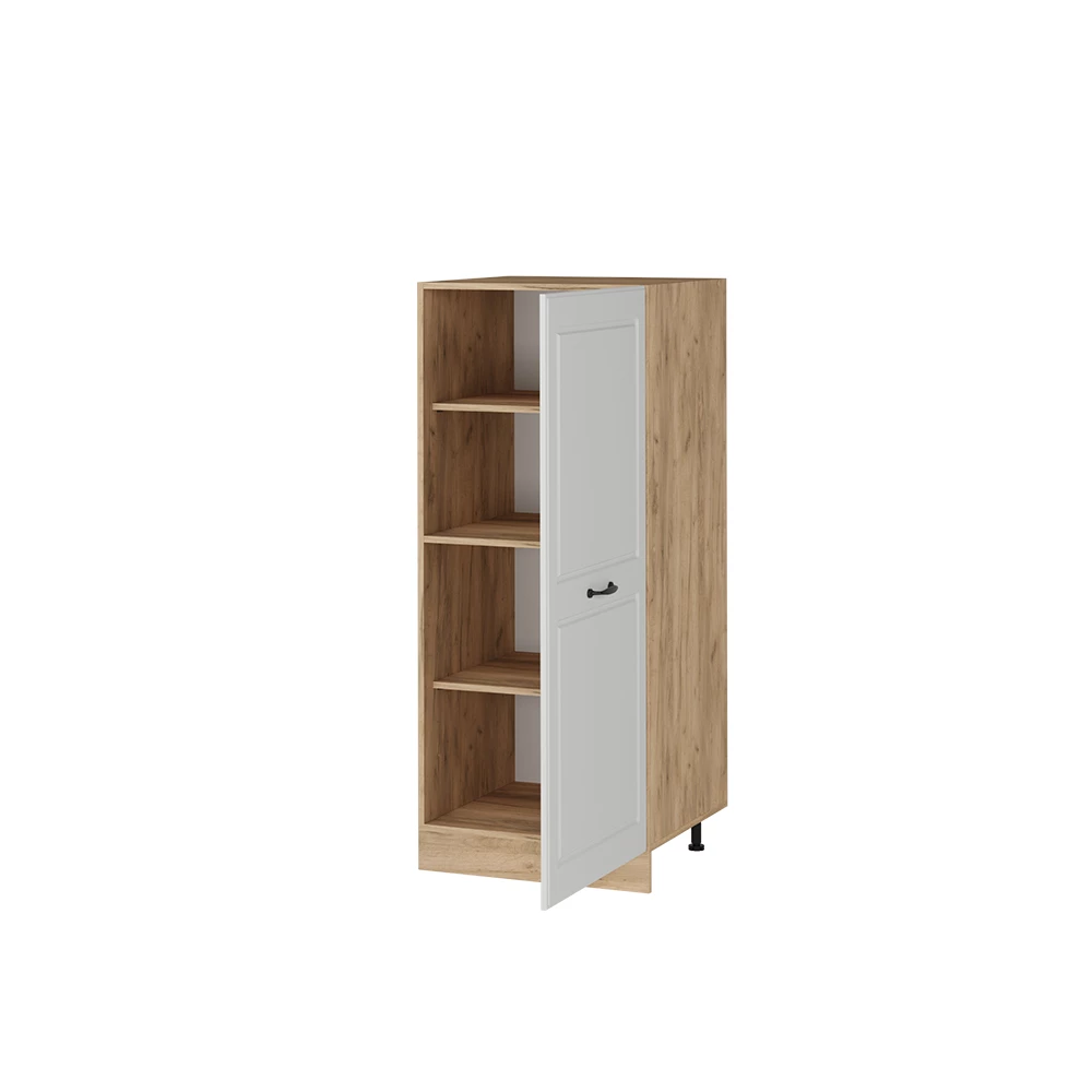 Mobile per forno da incasso in Bianco casa di campagna on white background with decorative elements
