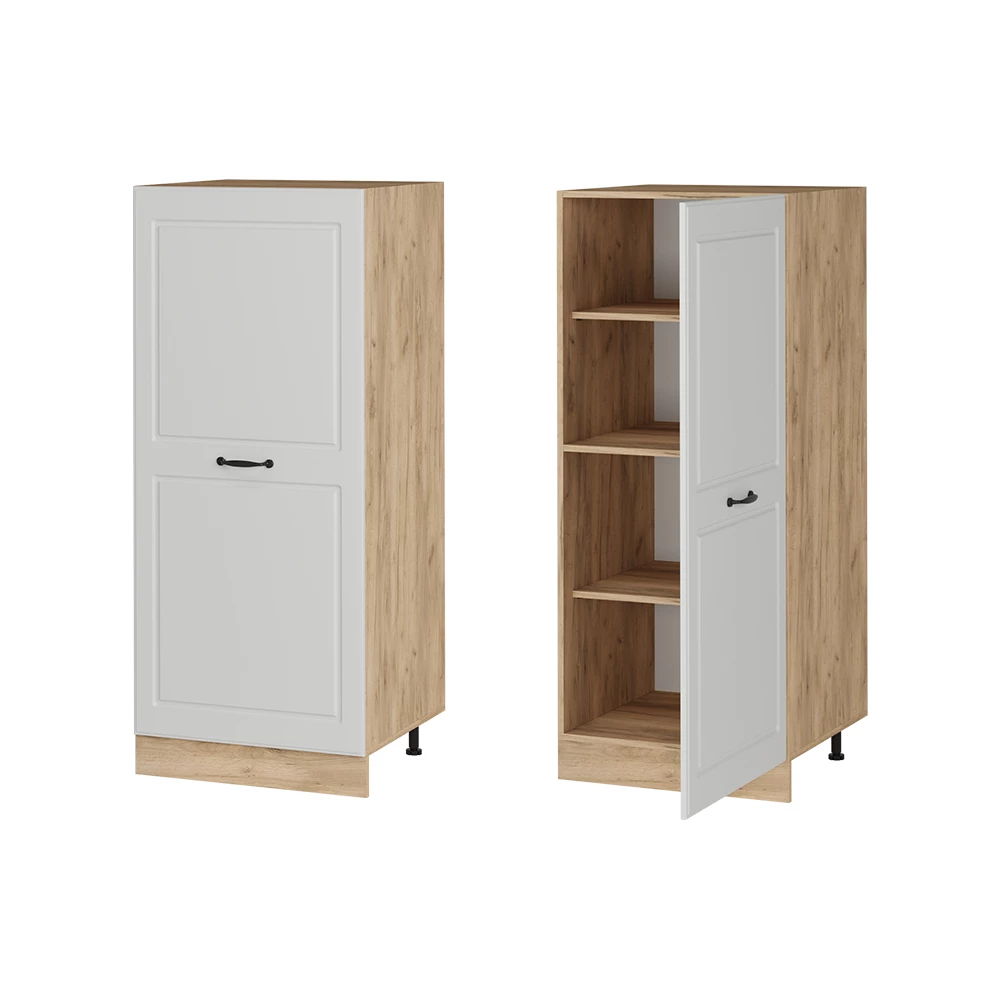 Mobile cucina dispensa R-Line Bianco country/Rovere dorato 60 cm Vicco