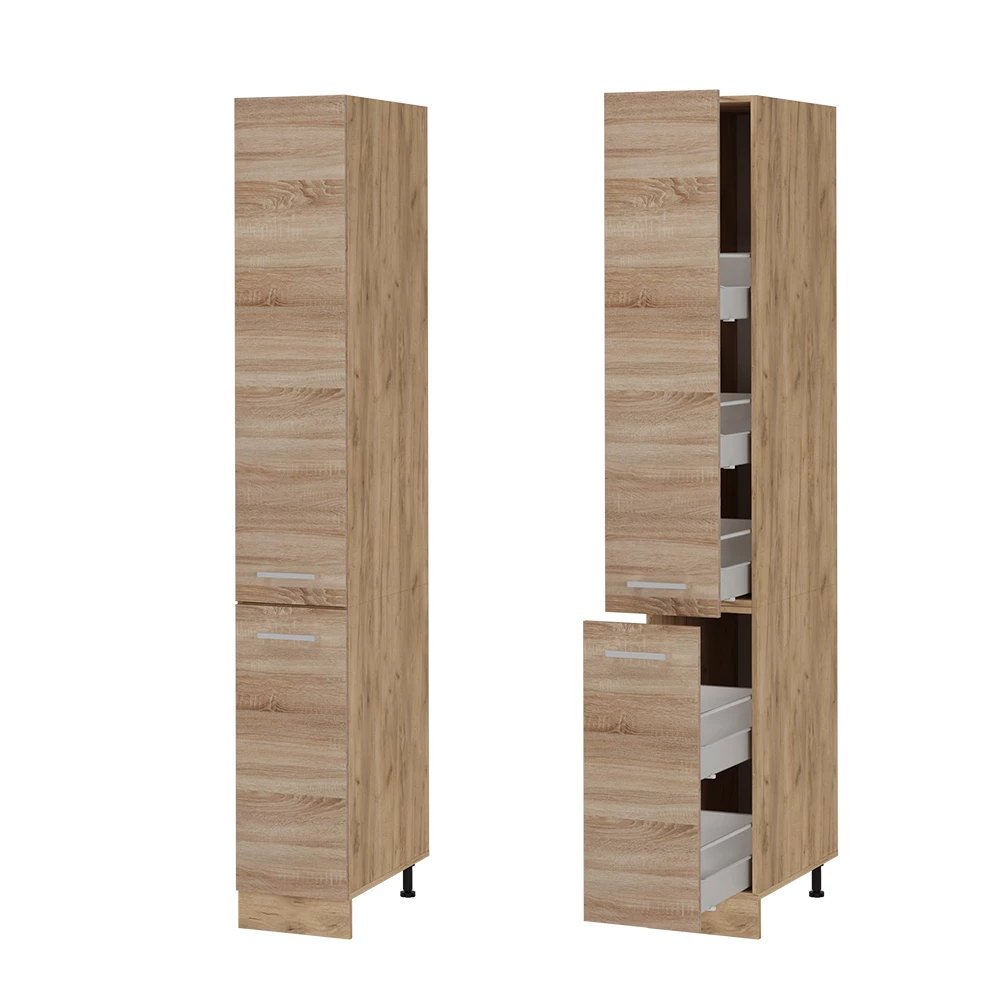 Apotheekkast R-Line Sonoma/Goudkleurig Eiken 30 cm Vicco