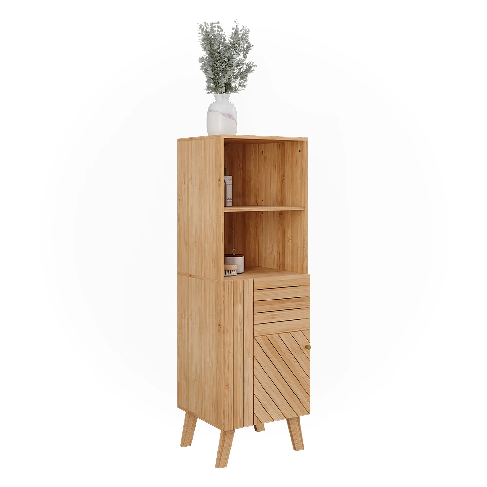 Vicco Midischrank "Lucie", Bambus, 40 x 124 cm