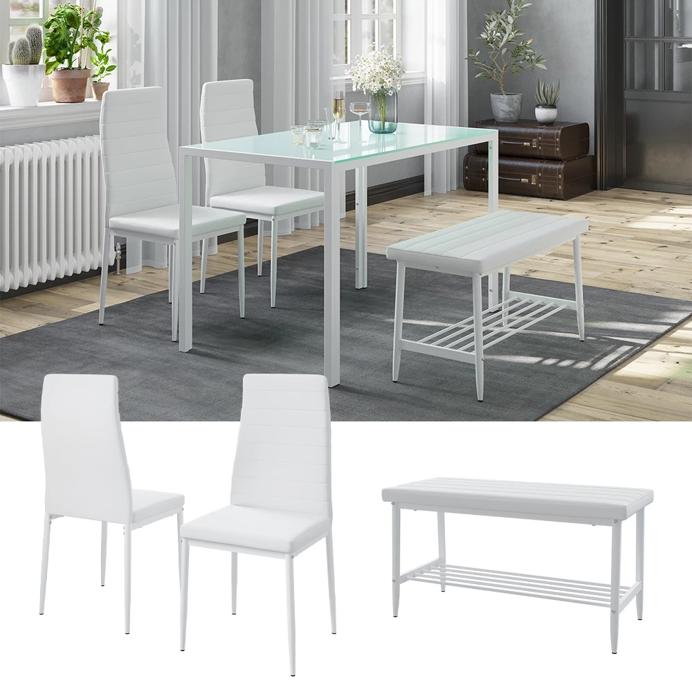 Vicco Klop in stol Bela 85 x 46.5 cm 3-delni komplet, Grand