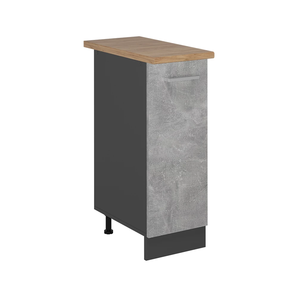 Apotheekkast in Beton on white background