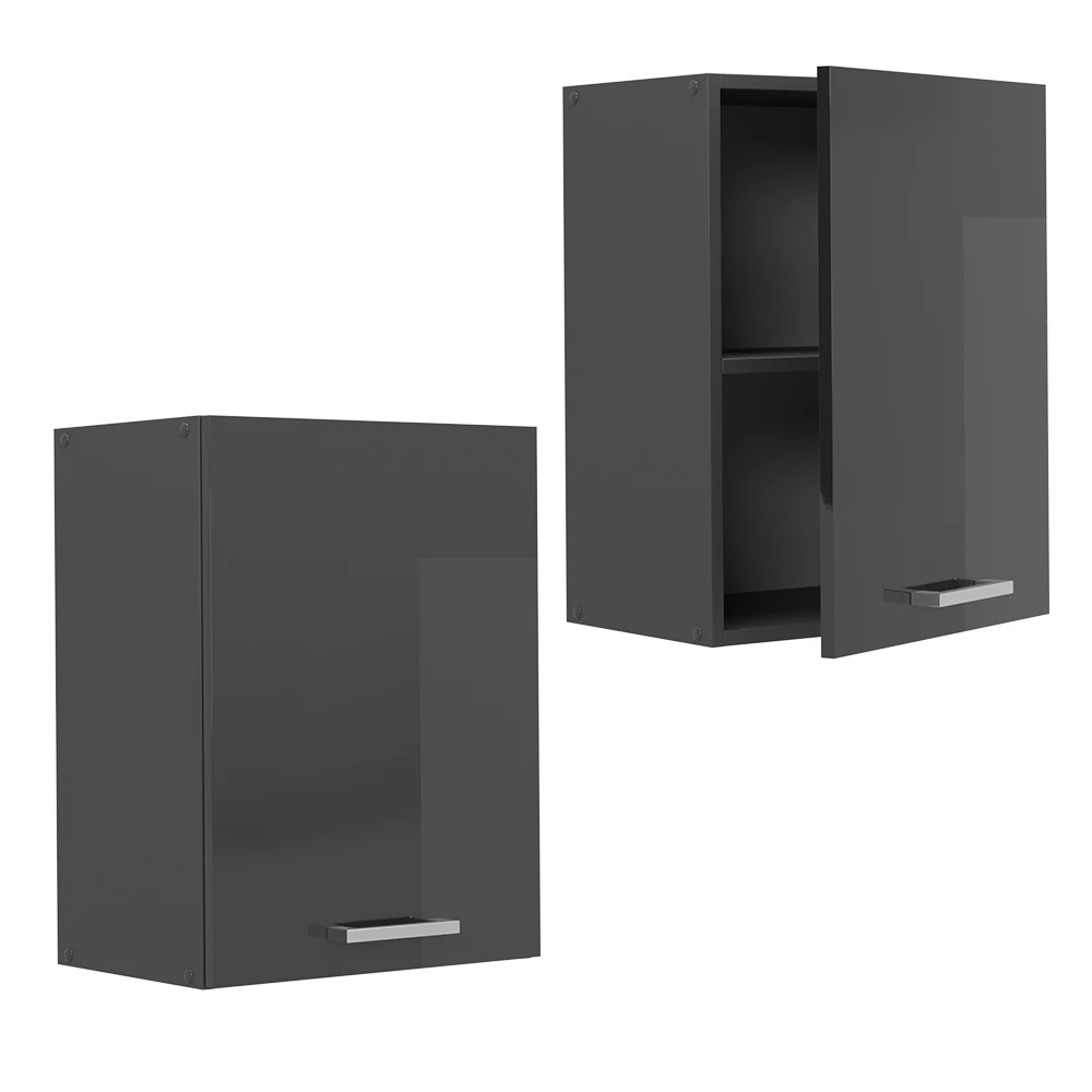 Hangkast R-Line Antraciet Hoogglans/Antraciet 45 cm Vicco