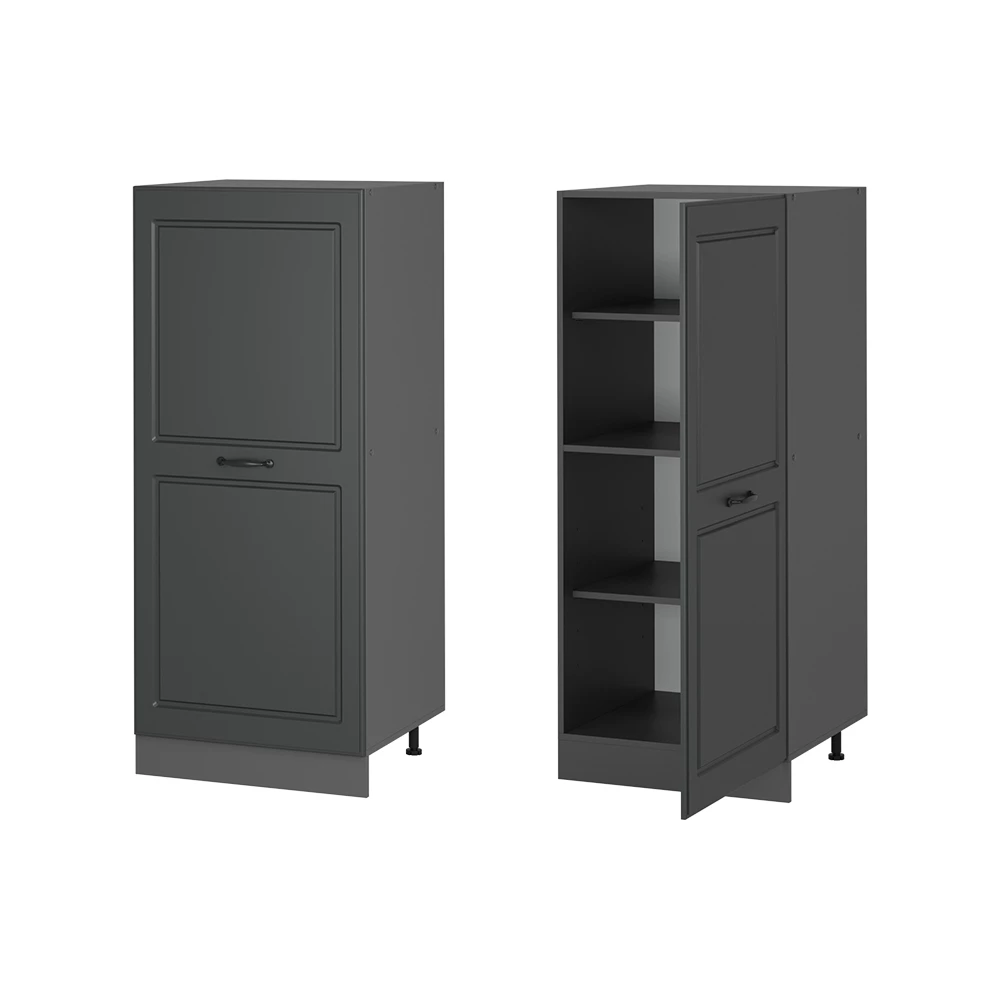 Vorratsschrank R-Line Anthrazit Landhaus/Anthrazit 60 cm Vicco