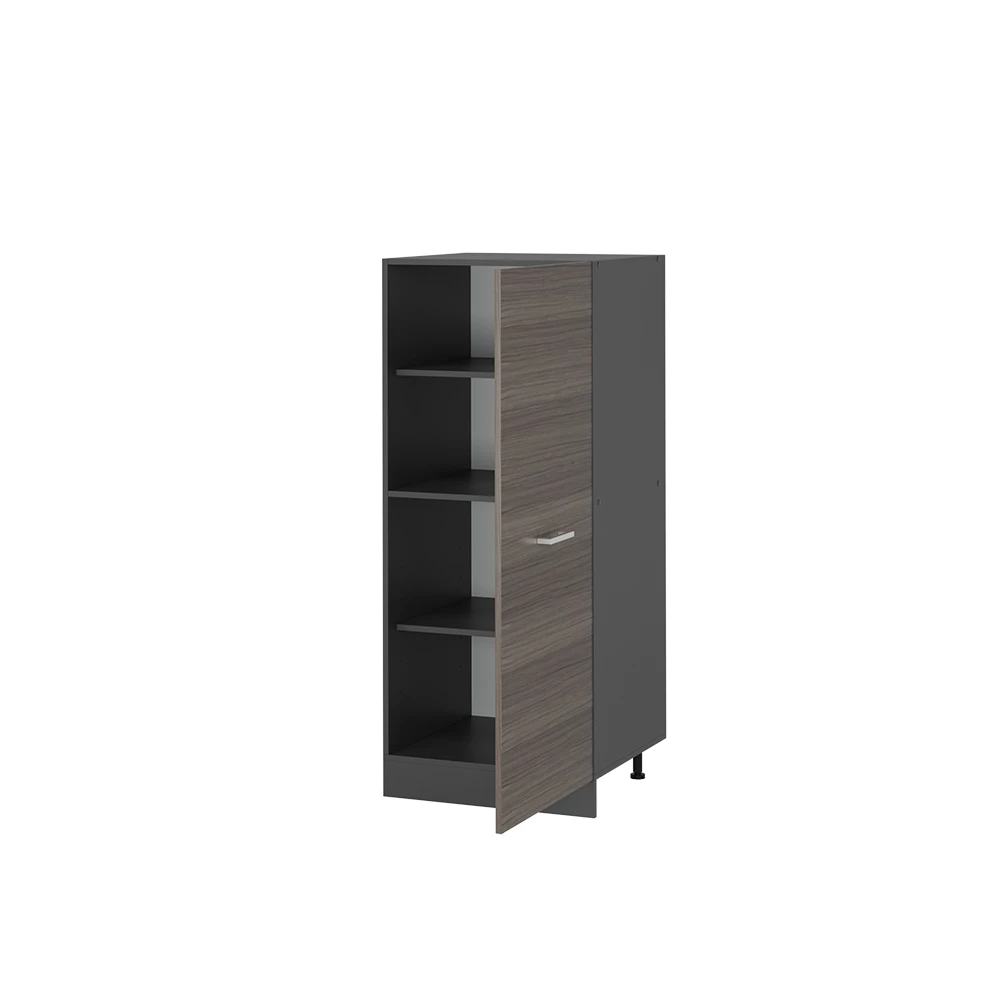 Vorratsschrank R-Line Edelgrau 60 cm Vicco | Edelgrau/Anthrazit | Vorratsschrank 60 cm