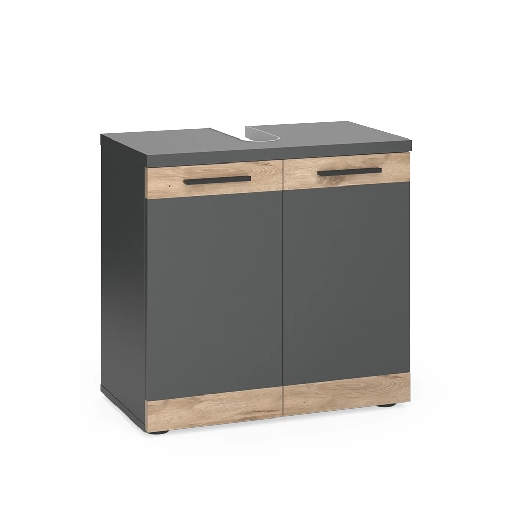 Vicco Vanity unit for washmin Antracit/dub vikingský 60 x 59.1 cm, Niko