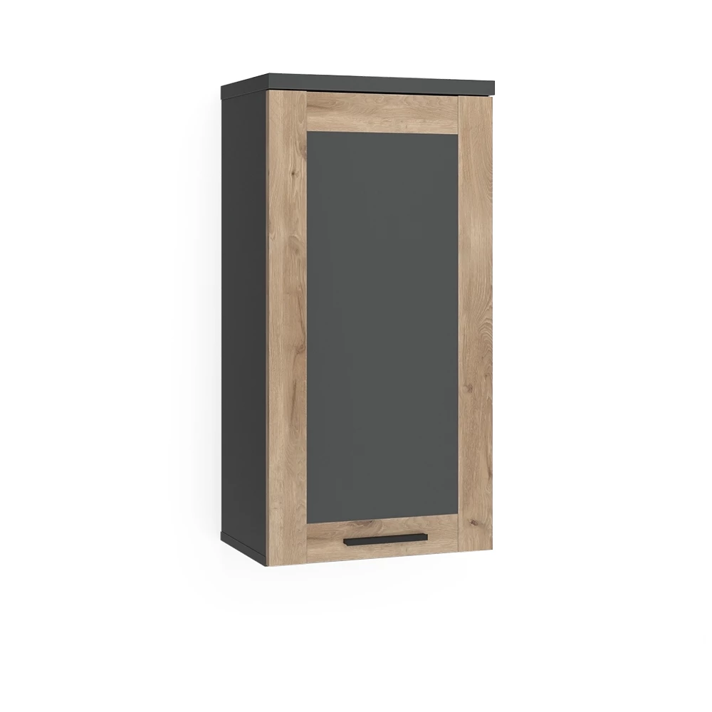 Vicco Badschrank Anthrazit/Viking Oak 40.3x79.6 cm, Niko