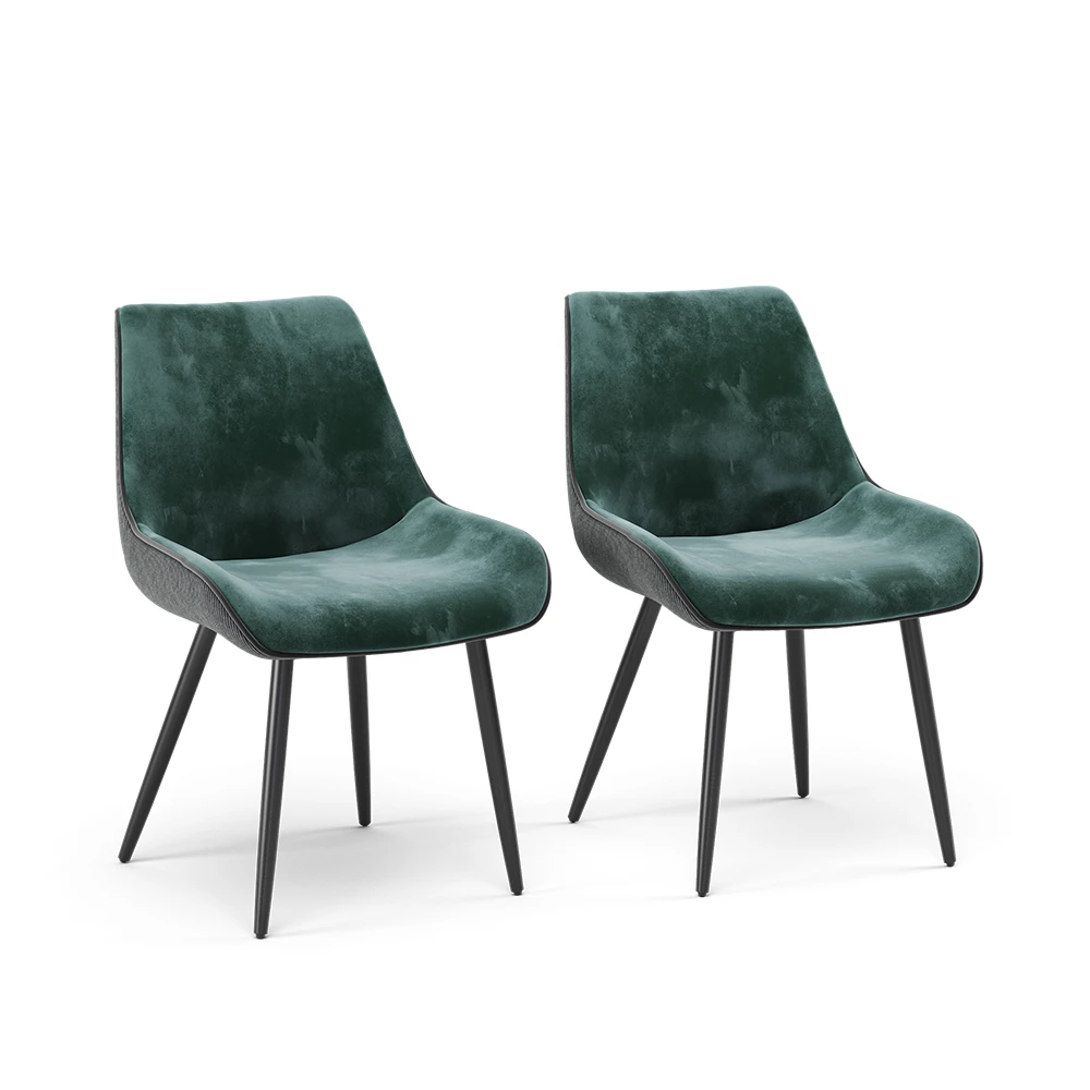 Vicco Esszimmerstuhl zeleno 2er Set, Eleganza