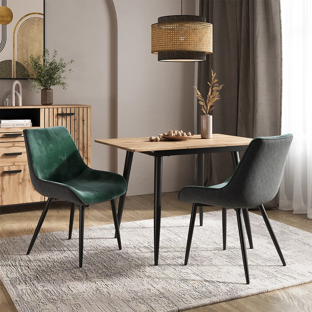 Vicco Esszimmerstuhl zeleno 2er Set, Eleganza