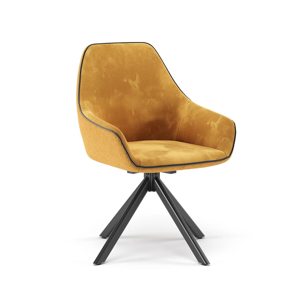 Vicco Loungesessel žuto 60 x 89 cm, Eleganza