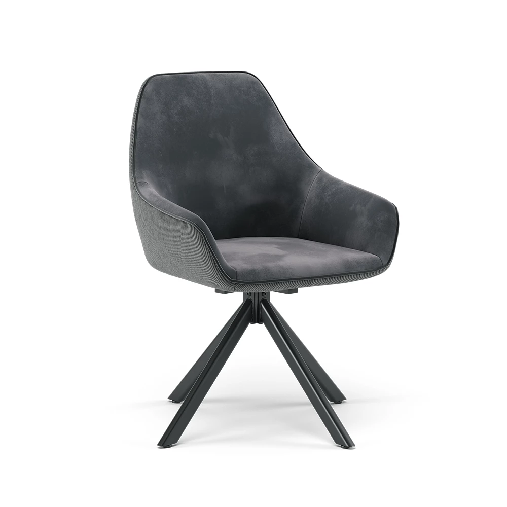Vicco Scaun lounge antracit 60x89 cm, Eleganza
