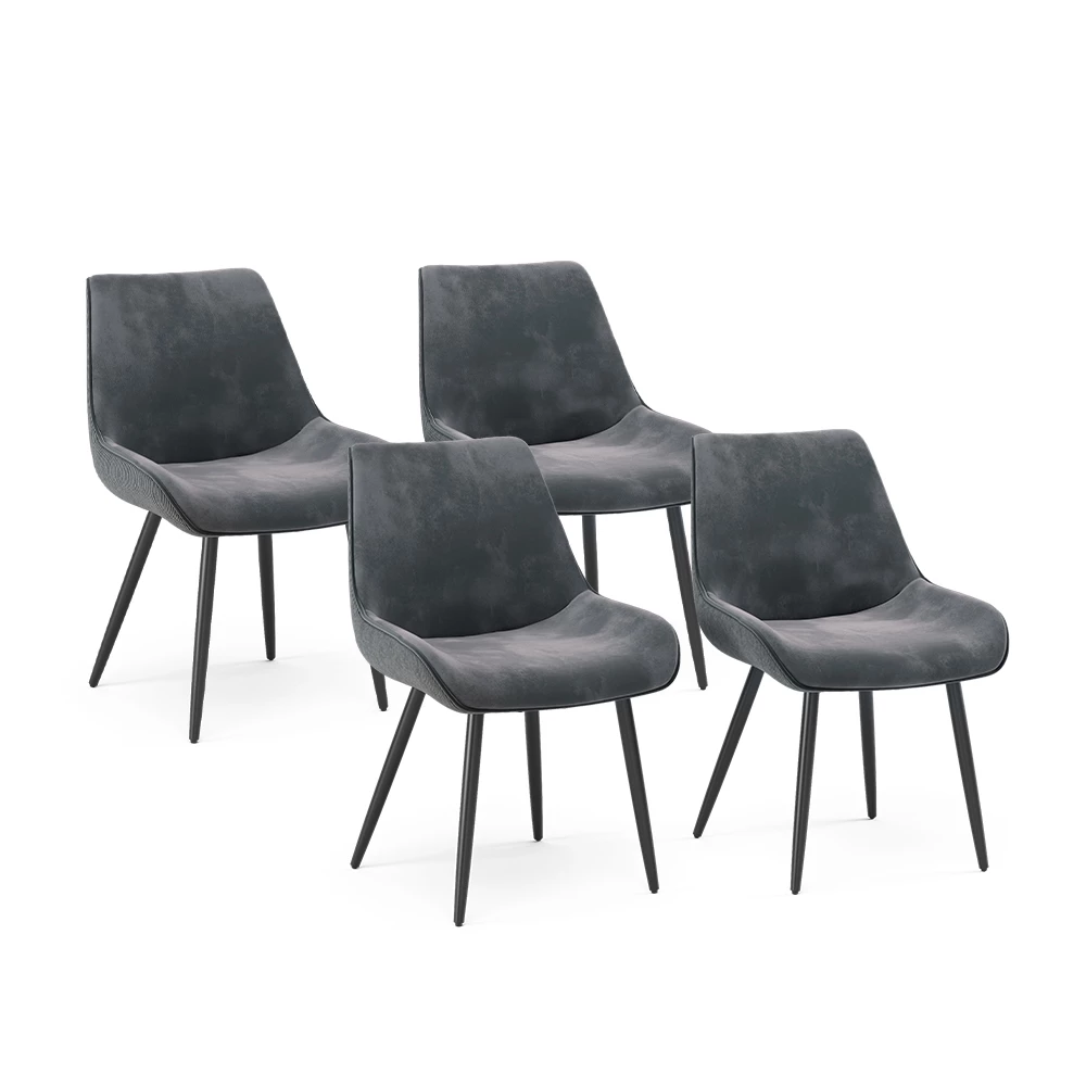 Vicco Étkezőszék Antracit 4 darabos készlet, Eleganza