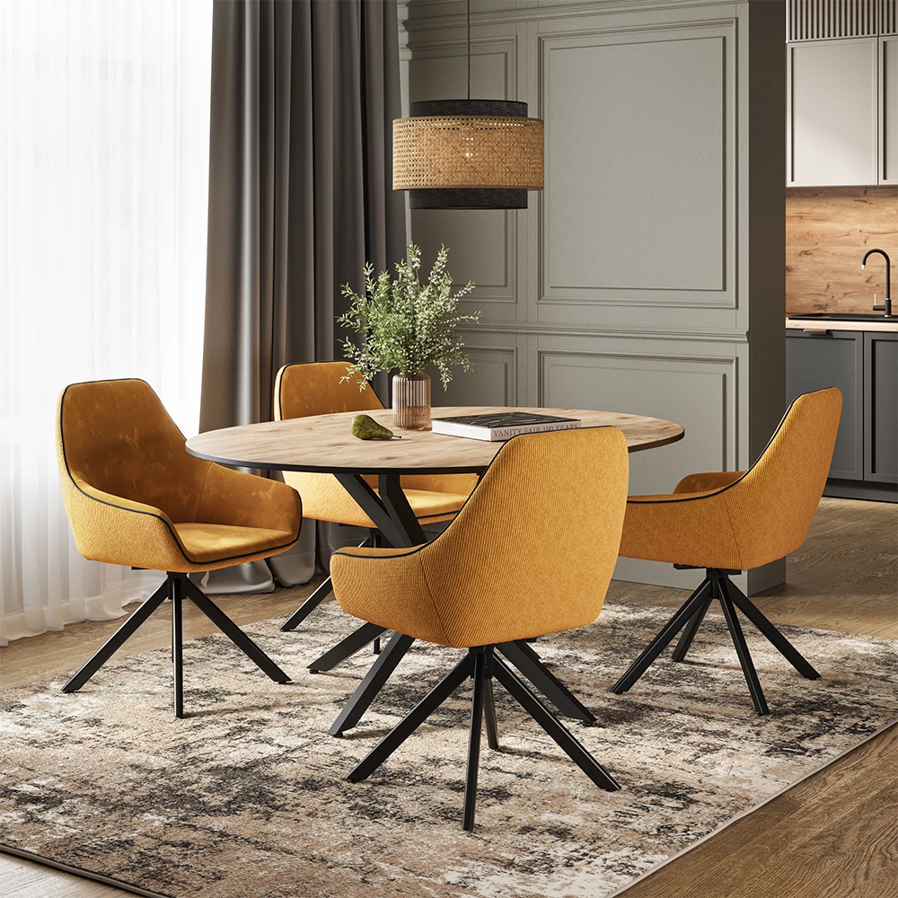 Vicco Loungesessel Amarelo 2er Set, Eleganza