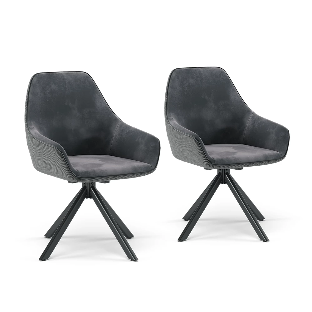 Vicco Fotel Antracit 2 darabos készlet, Eleganza