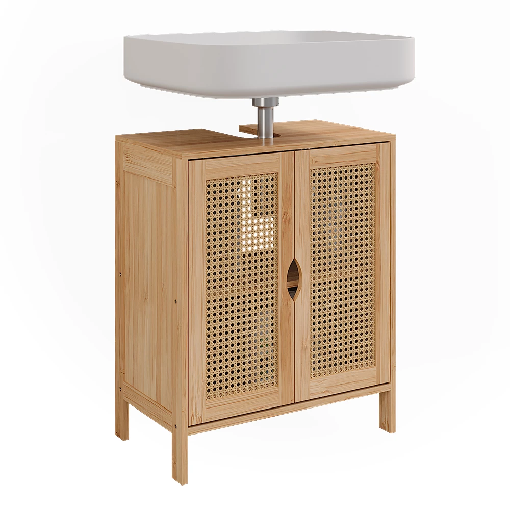Vicco Wastafelonderkast Bamboe 48 x 60 cm, Liora