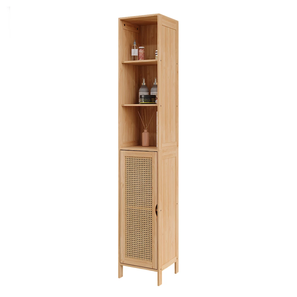 Vicco Badschrank Bambus 30 x 170 cm, Liora