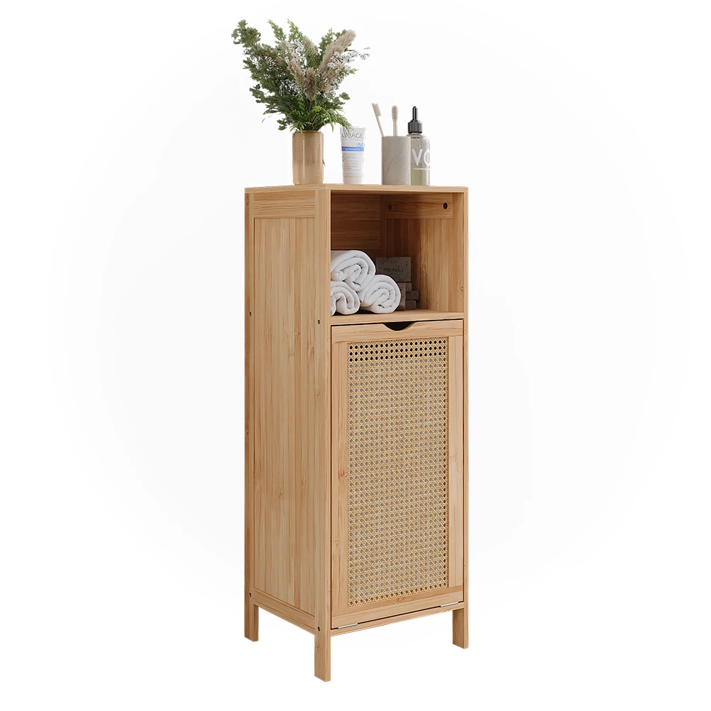 Vicco Badkamerkast Bamboe 36 x 98 cm, Liora