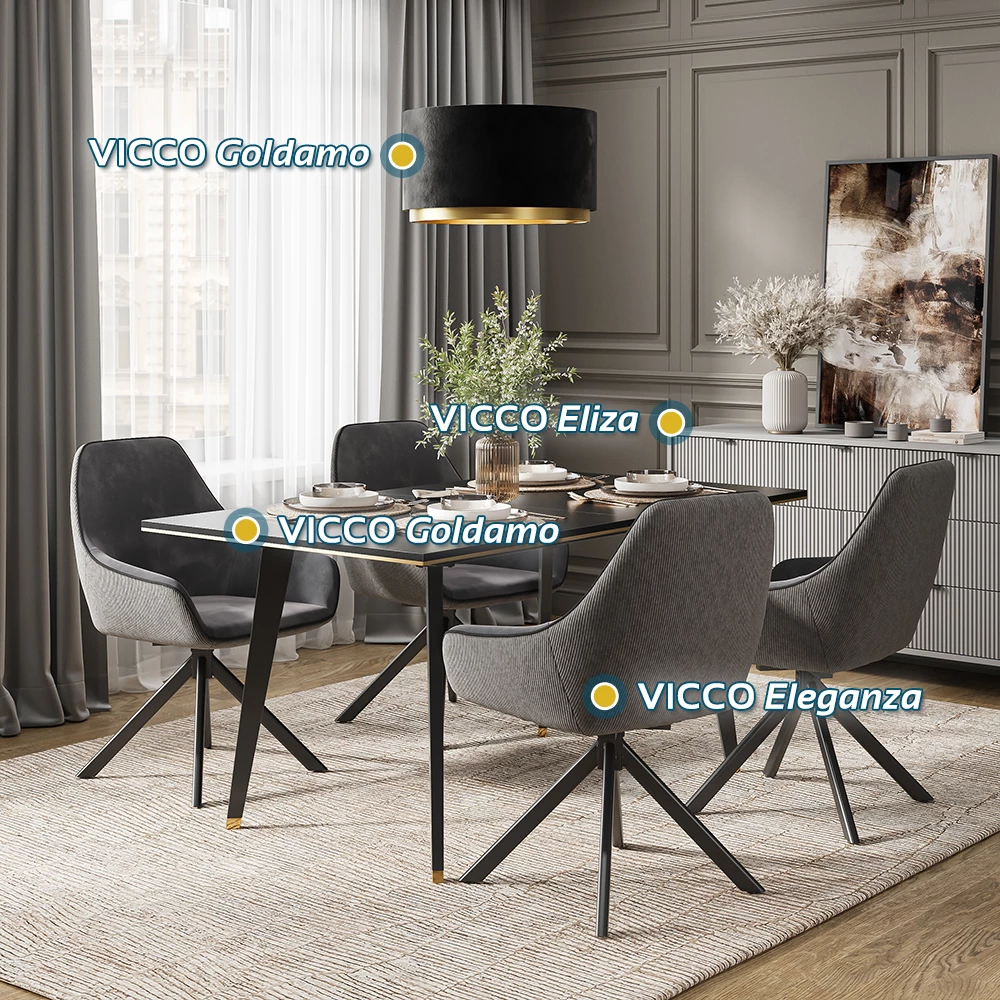 Loungestol in antracit shown in ambient setting with decoration