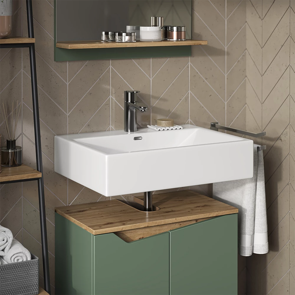Vicco Badmöbel-Set Grün/Artisan 2 Teile, Marelle