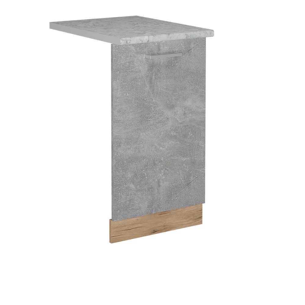 Vicco Capac pentru mașina de spălat vase beton 45cm, AP Marmură, R-Line