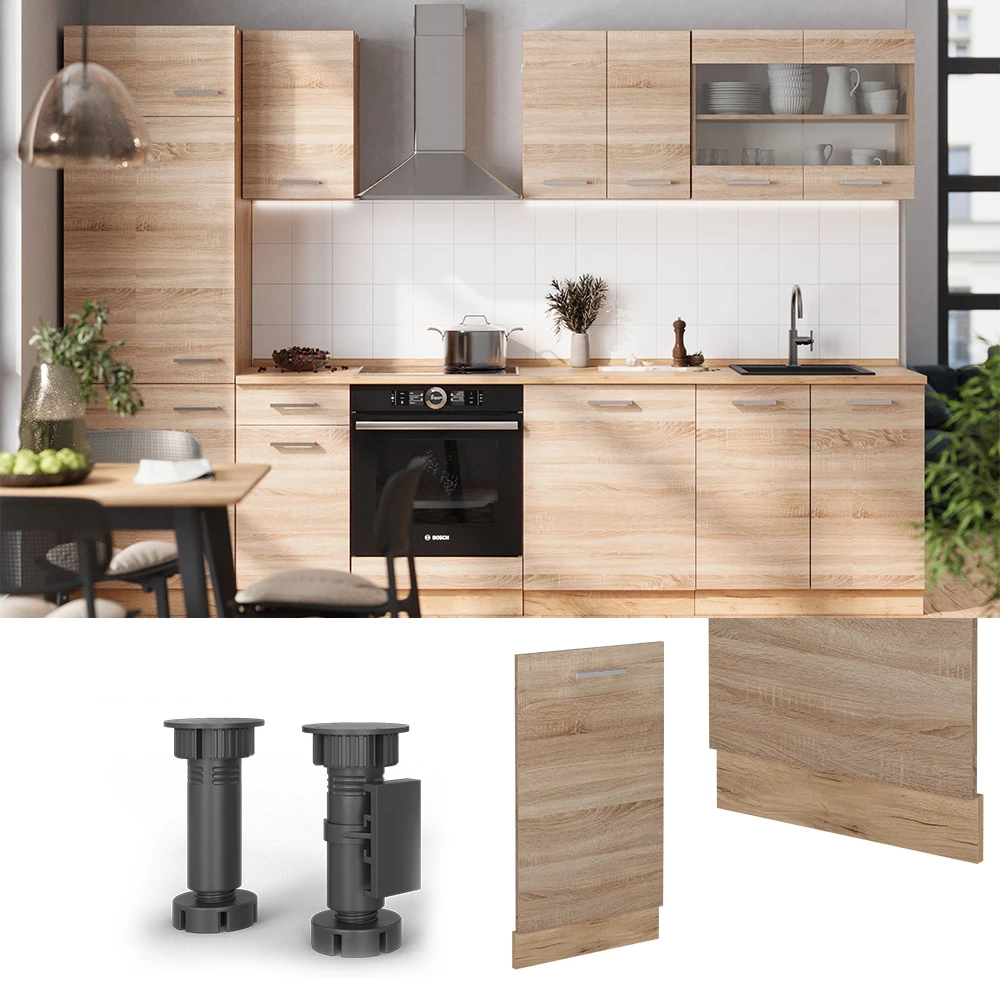 Vicco Astianpesukoneen kansi Sonoma 45cmilman työtasoa, R-Line