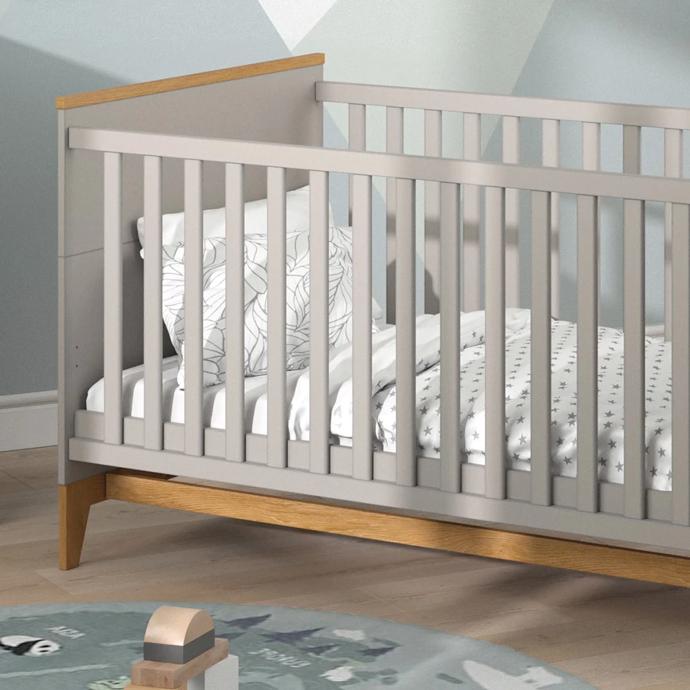 Vitalispa Lit de chambre Chêne cachemire 143.2 x 81 cm, Malia