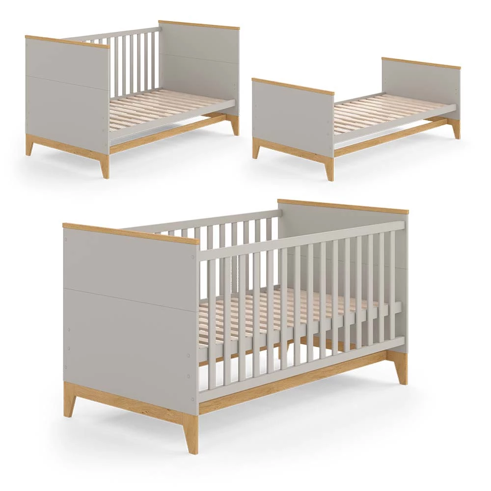 Vitalispa Lit de chambre Chêne cachemire 143.2 x 81 cm, Malia