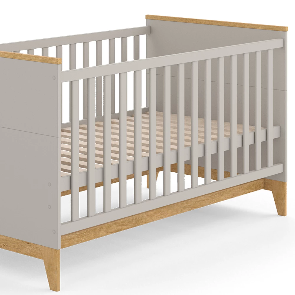 Vitalispa Lit de chambre Chêne cachemire 143.2 x 81 cm, Malia