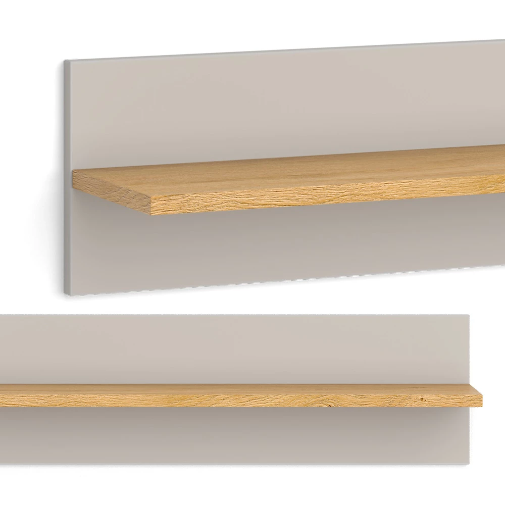 Vitalispa Étagère murale Chêne cachemire 70x20cm, Malia