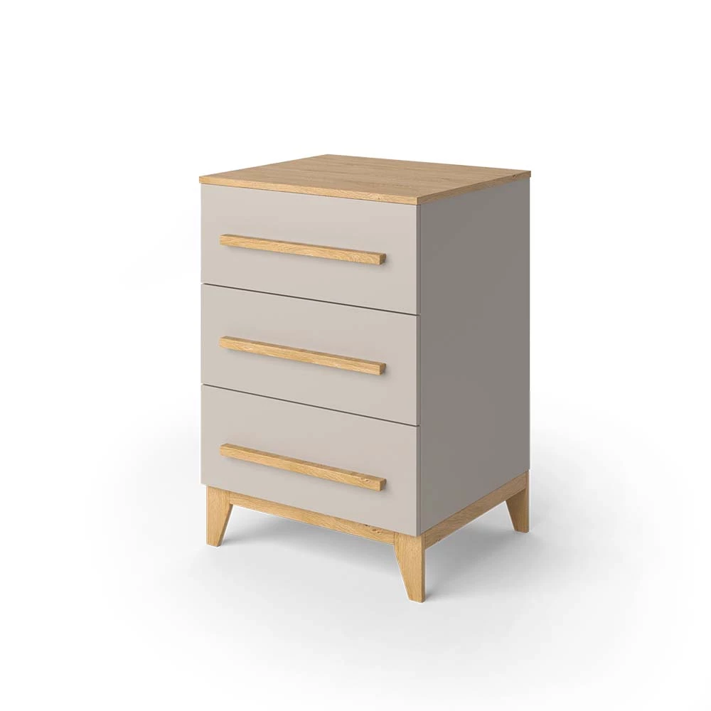 Vitalispa Comoda de sertare Stejar cașmir 60x88 cm, Malia