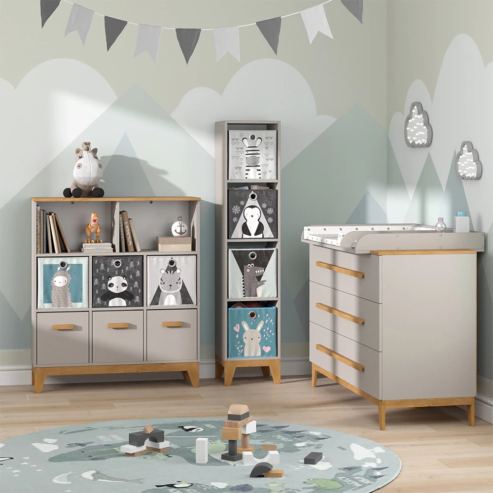 Vitalispa Kinderregal Cashmere-Eiche 98.4 x 133.4 cm, Malia