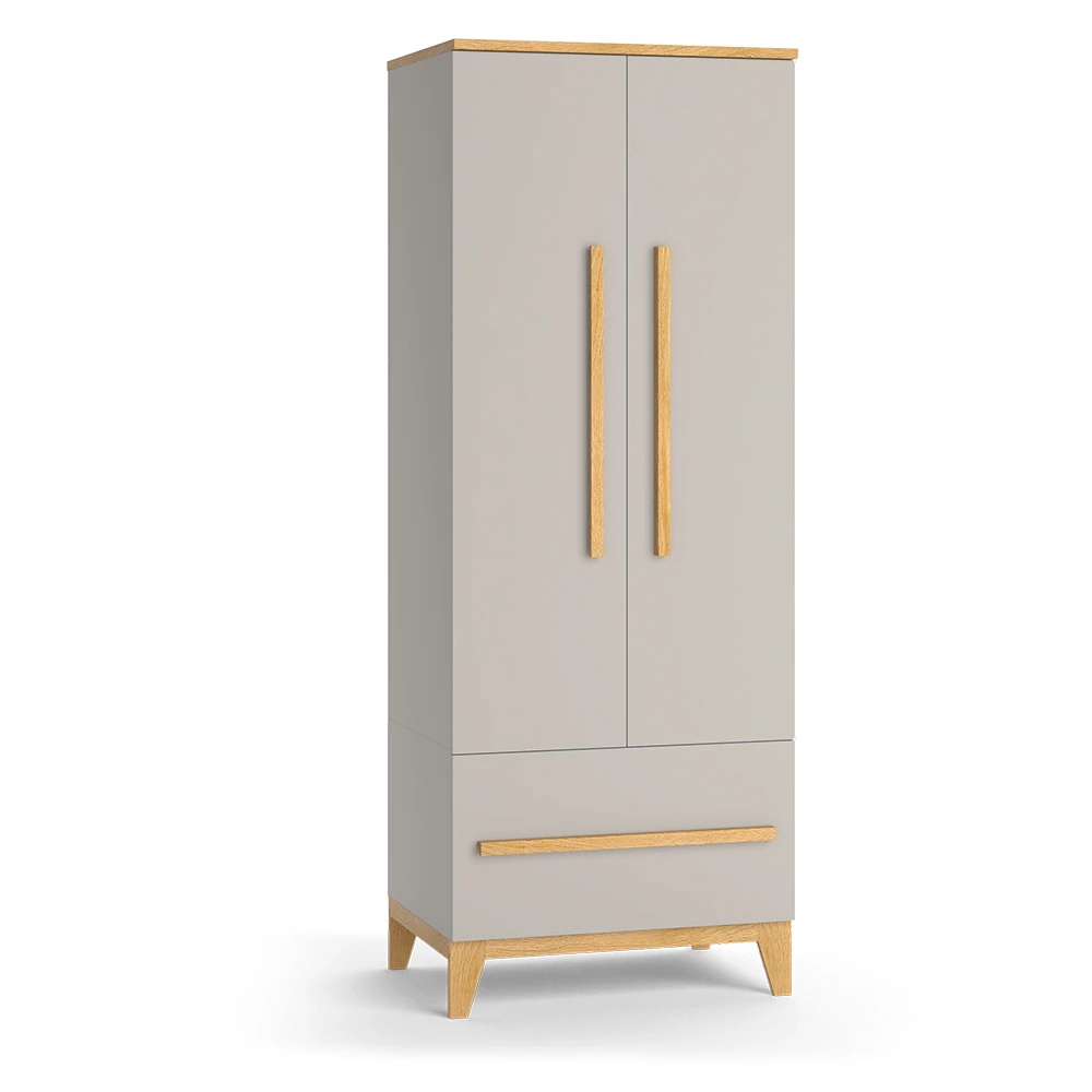 Vitalispa Kinderkleiderschrank Cashmere-Eiche 70 x 186.8 cm, Malia
