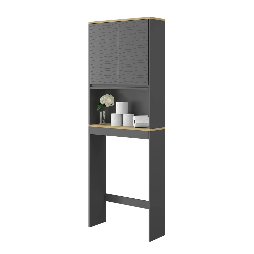 Vicco Toiletskab "Livia", Antracit, 60 x 163 cm