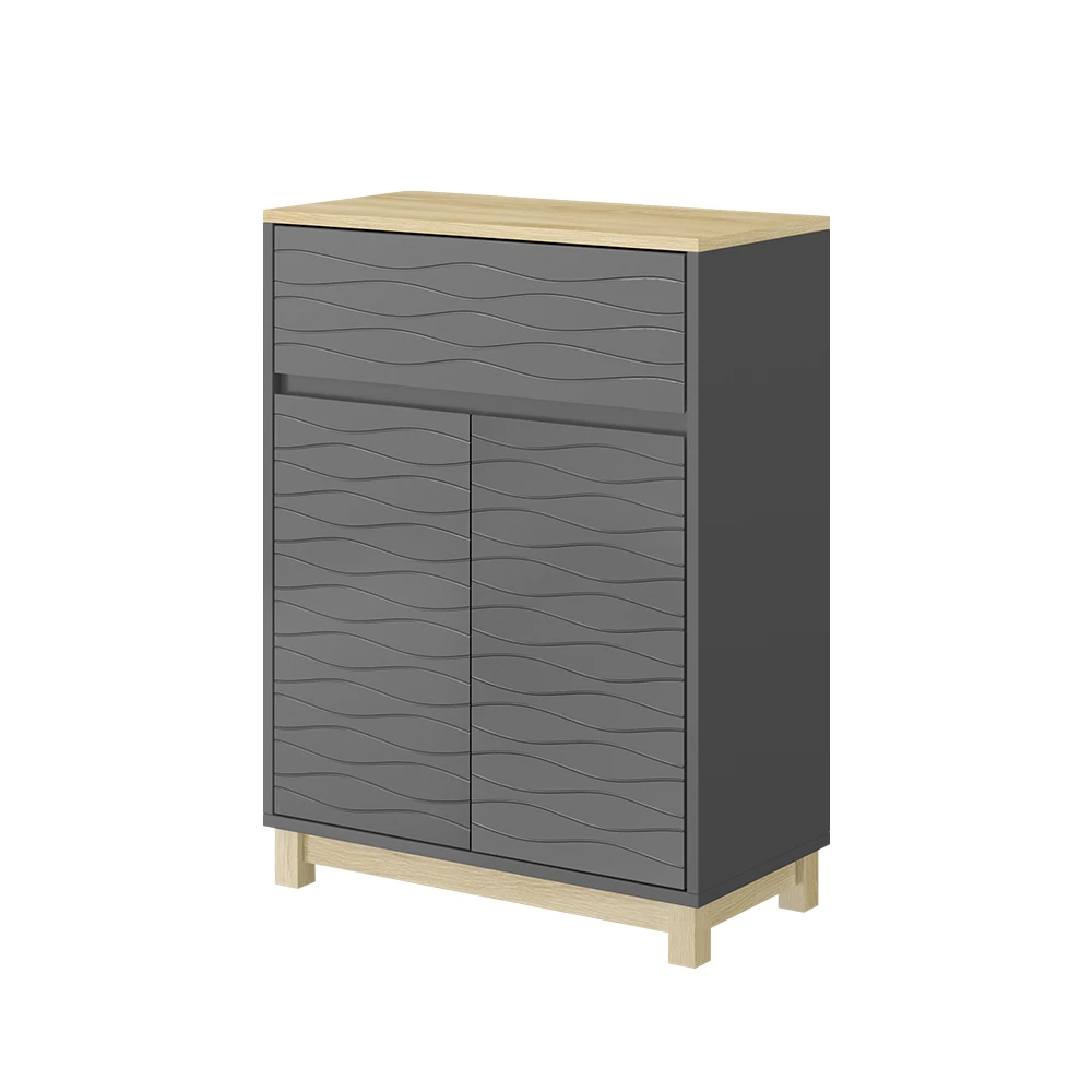 Vicco Midischrank "Livia", Anthrazit, 60 x 80 cm mit Schublade