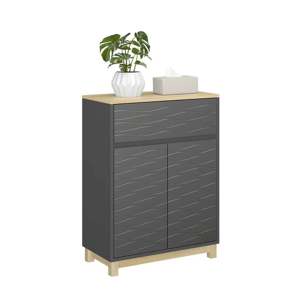 Vicco Midischrank "Livia", Anthrazit, 60 x 80 cm mit Schublade