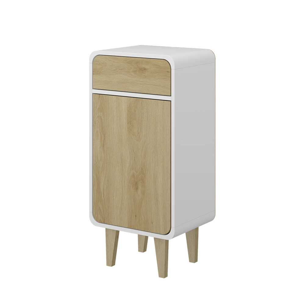 Vicco Mobile midi "Arla", Bianco/quercia, 40 x 81 cm
