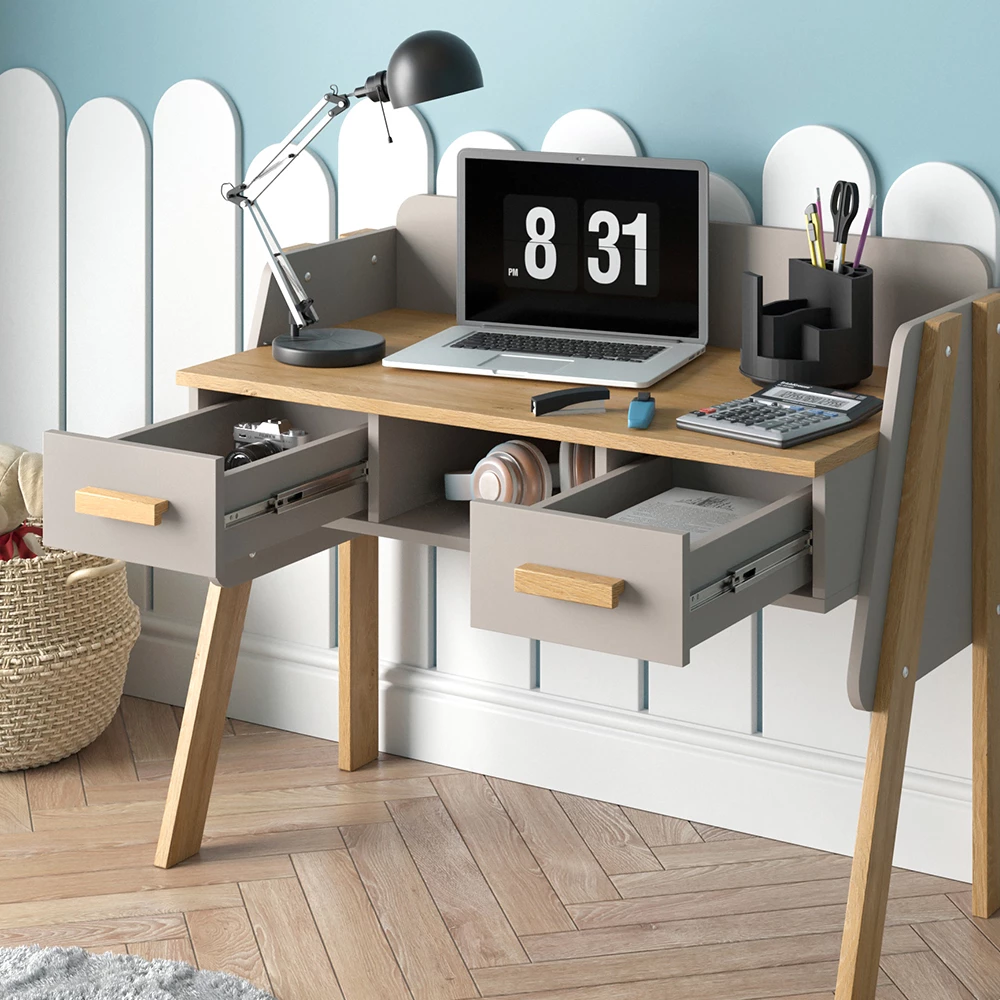 Close-up of Bureau in Kasjmier/Artisan, showing texture/details