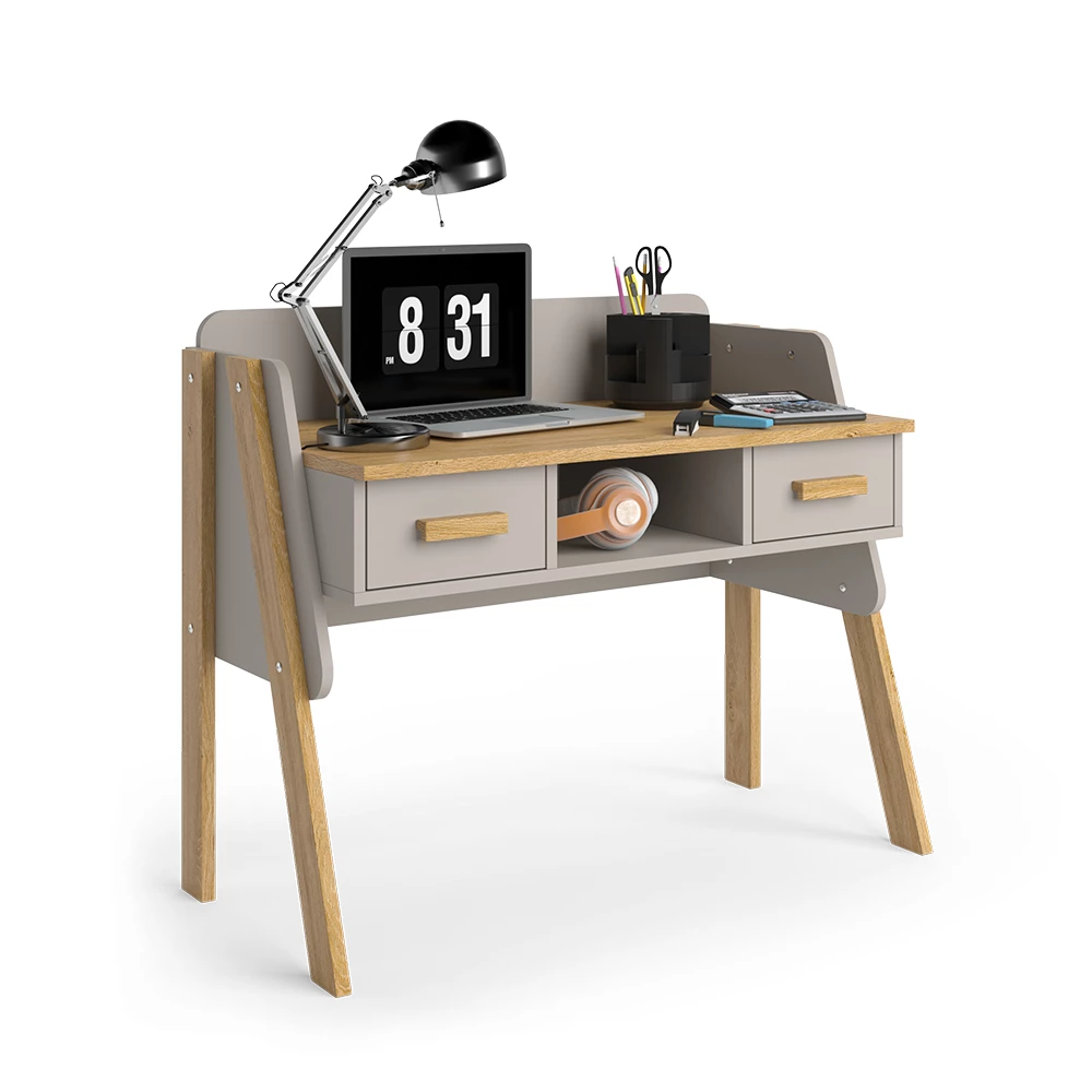 Bureau in Kasjmier/Artisan on white background with decorative elements