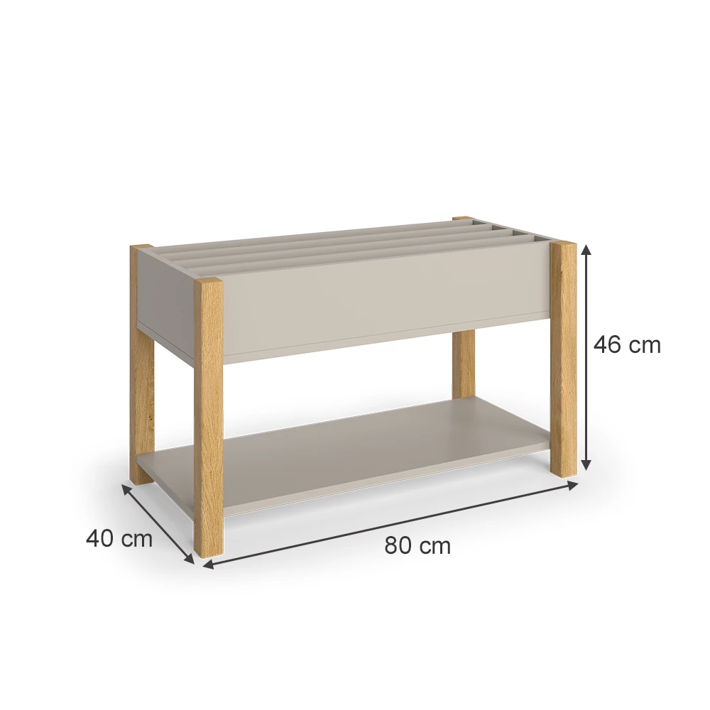 Vitalispa Kinderregal Cashmere-Eiche 80 x 46 cm, Malia