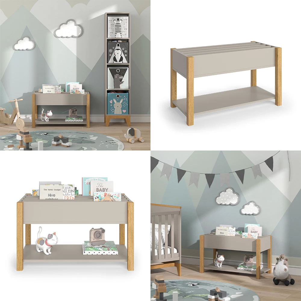 Vitalispa Kinderregal Cashmere-Eiche 80 x 46 cm, Malia