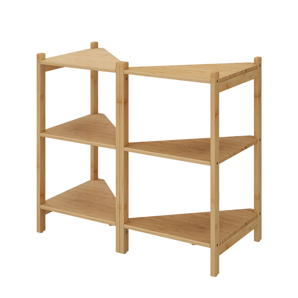 Vicco Waschbeckenunterschrank bambu 68x60.5 cm2er Set, Zeno