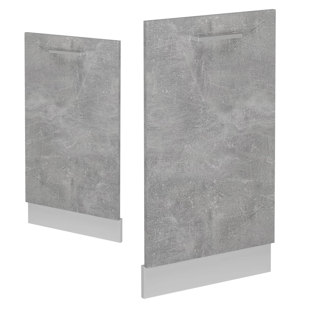 Pannello frontale in Calcestruzzo on white background with decorative elements