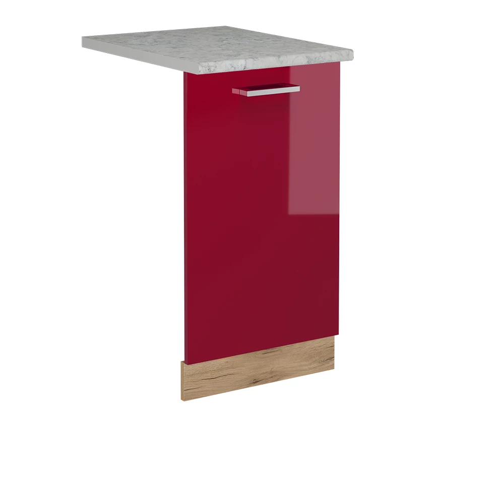 Vicco Geschirrspülblende sjajni bordo 45 cm s countertopom, R-Line