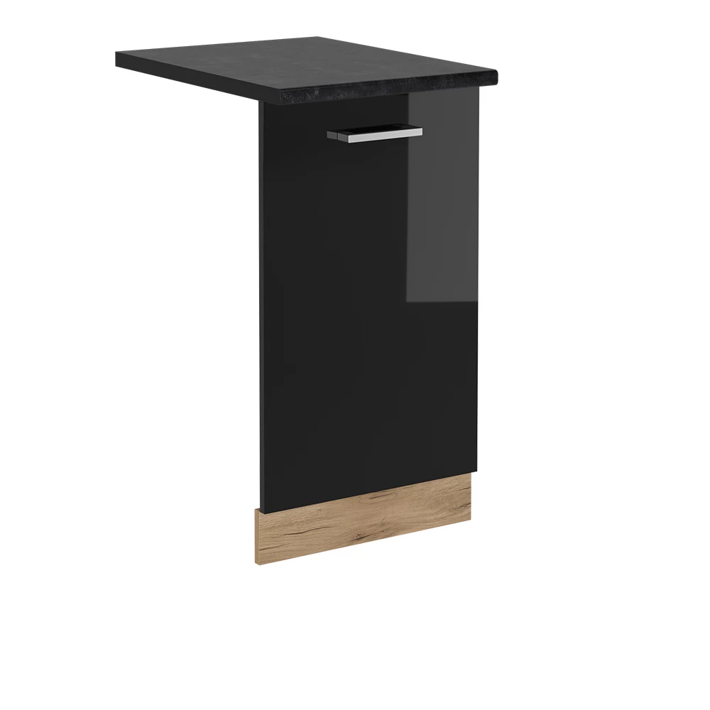 ViccoPanou frontal pentru mașina de spălat vase"R-Line",Negru lucios ridicat ,45cm, AP Antracit