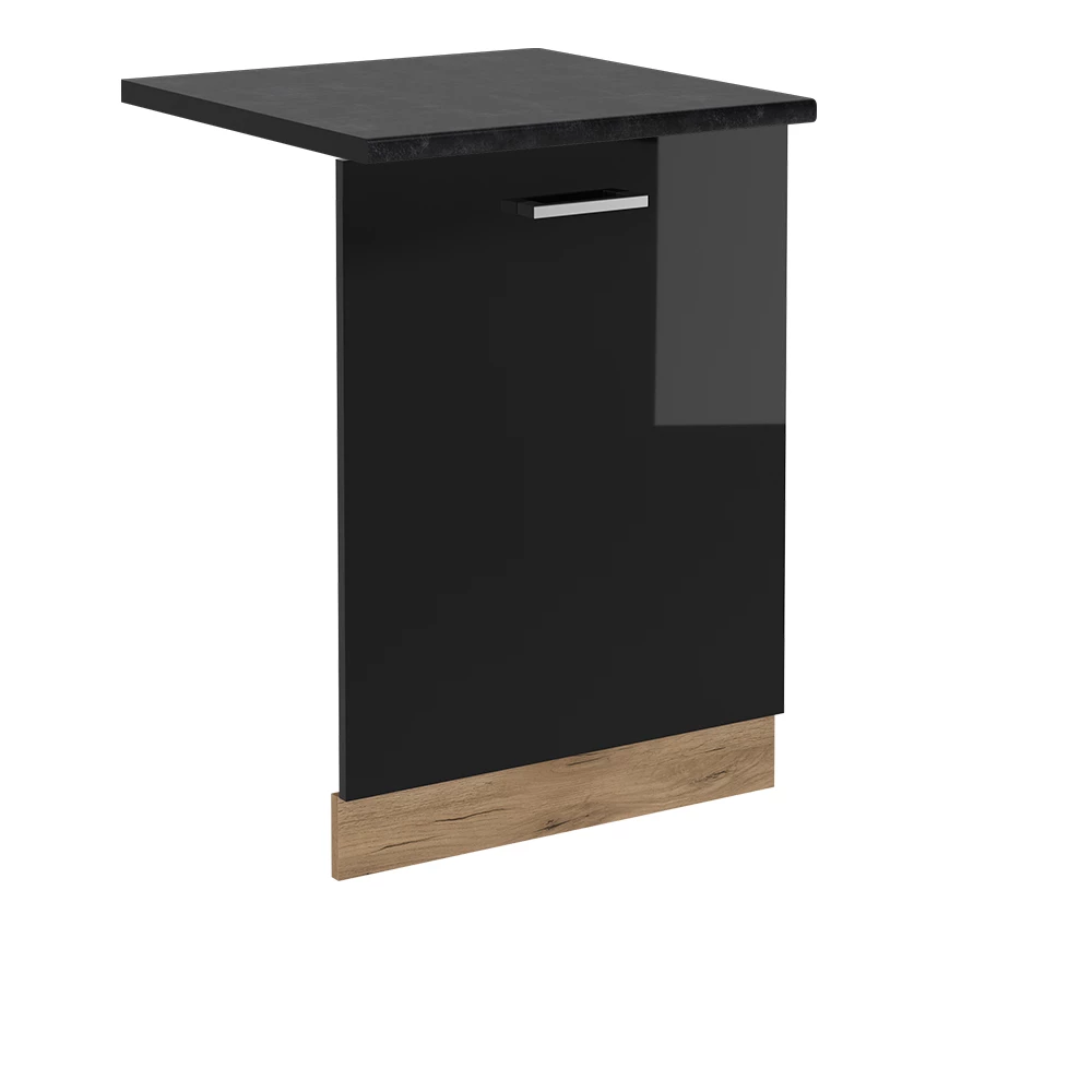 Façade De Lave-vaisselle Vicco R-Line 60 Cm, Couleur Anthracite Chêne, Neuve