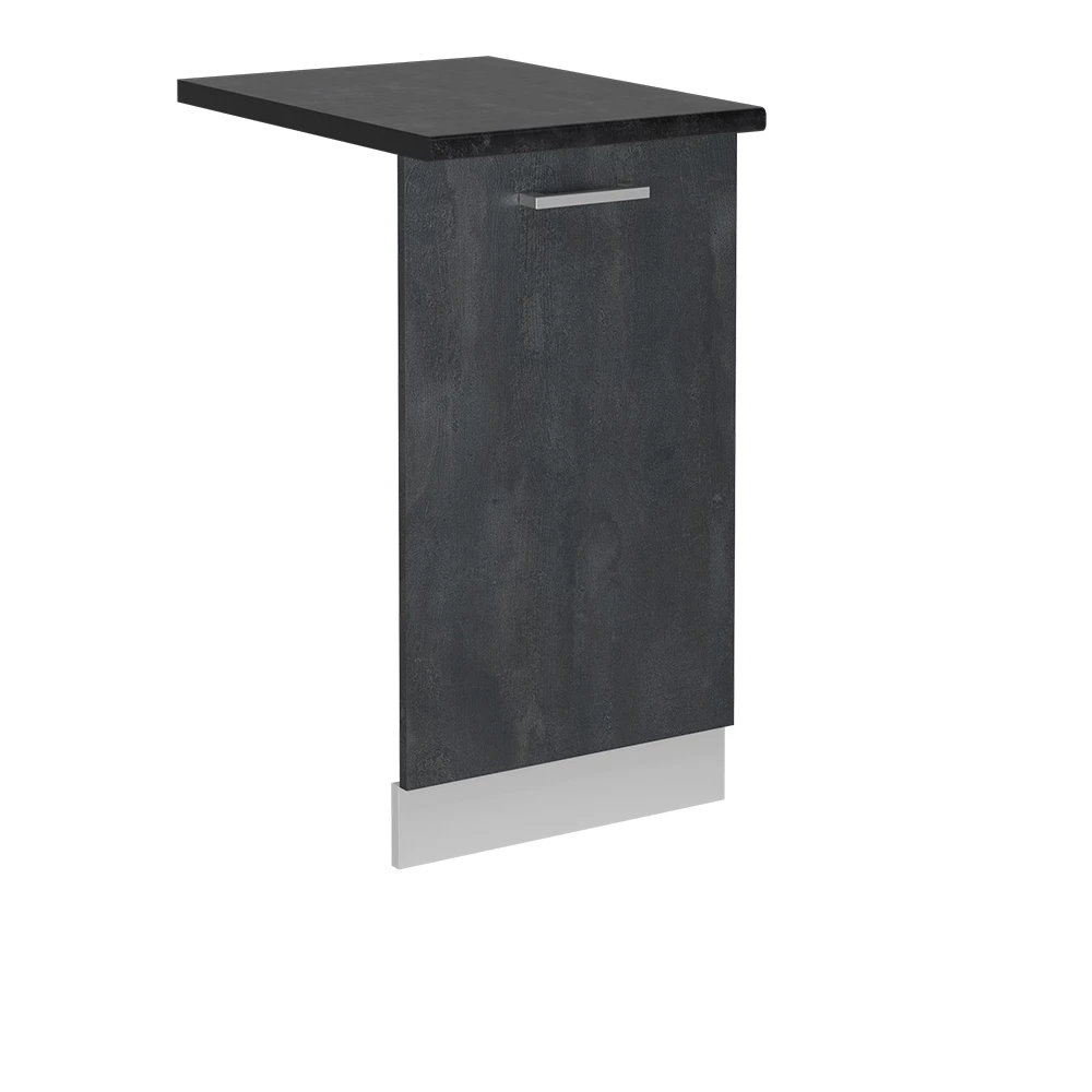 Vicco Façade de lave-vaisselle R-Line, Chêne de force doré, 45cm , PT Anthracite | Leroy Merlin