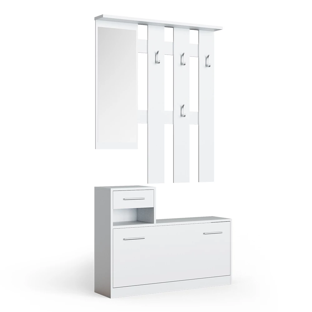 Vicco Garderobe Branco 100x111.6 cm, Billy