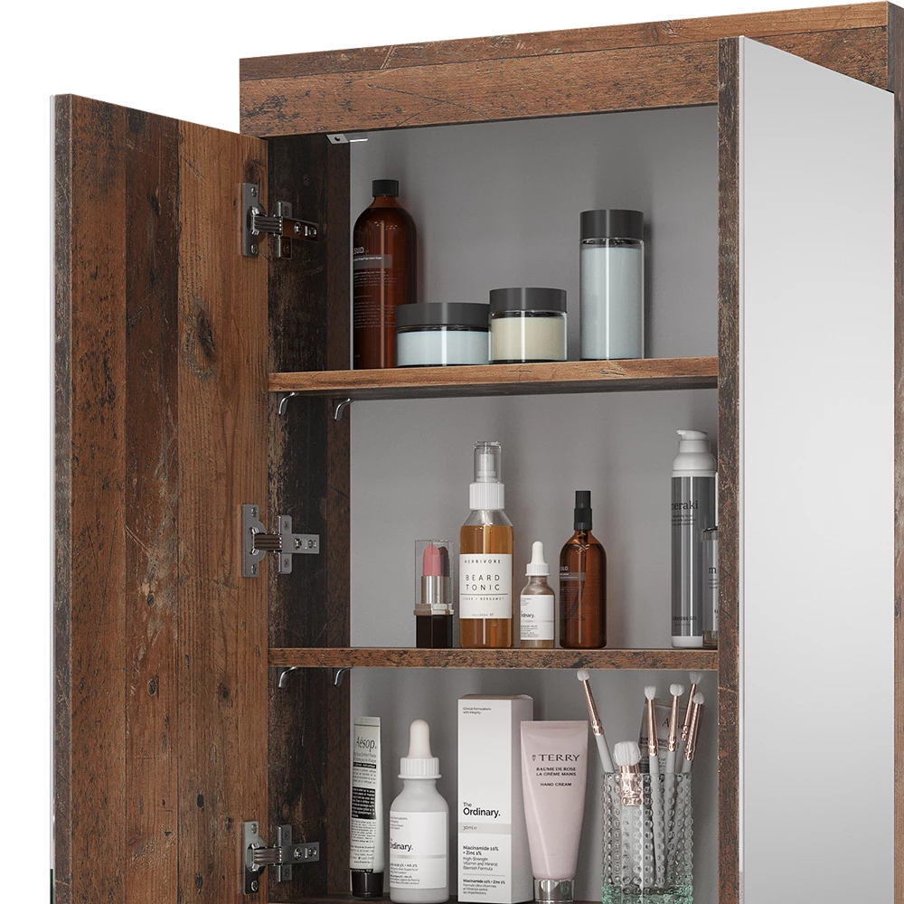 Vicco Badkamerspiegelkast Oldstyle 60 x 77 cm, Luna