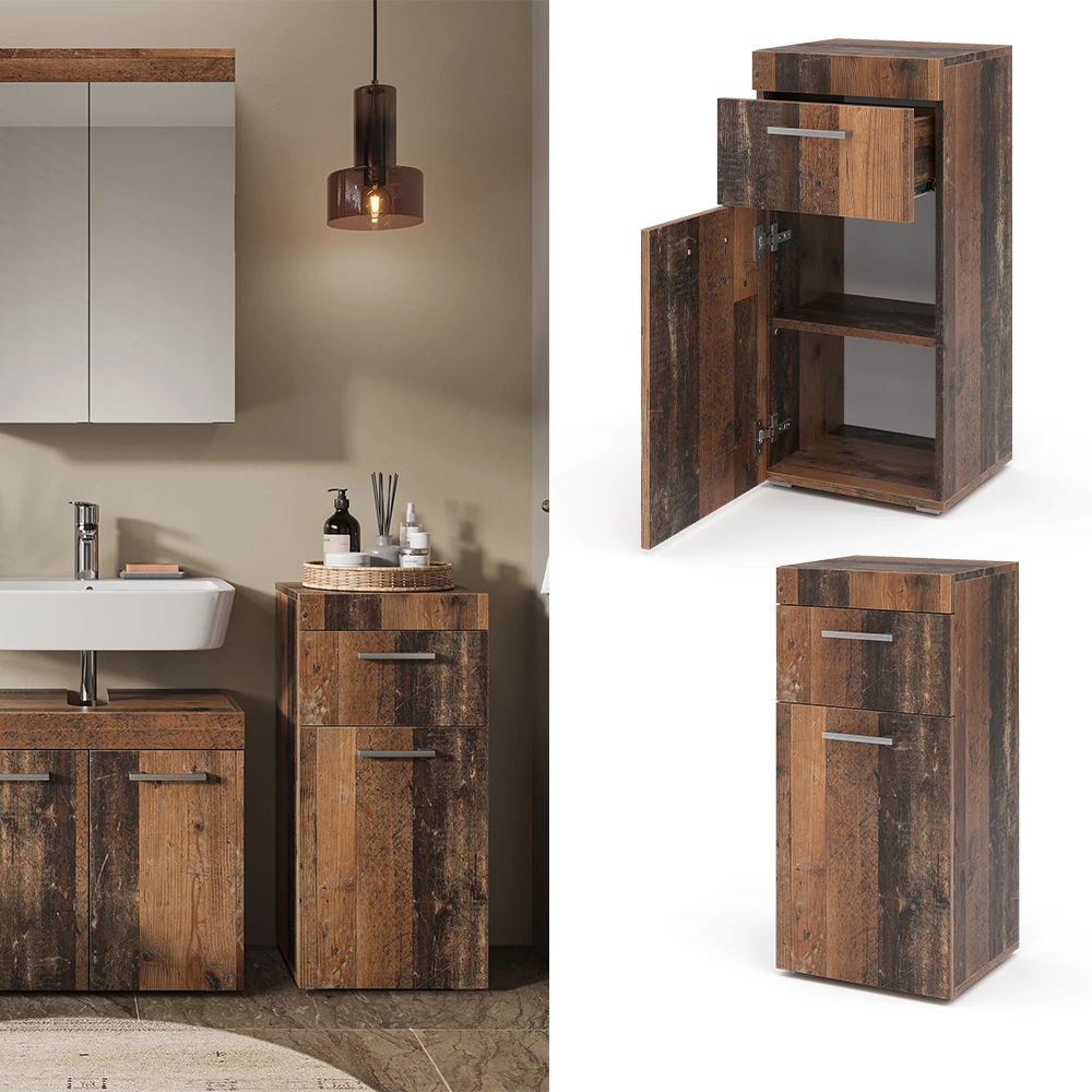 Vicco mobiletto bagno Oldstyle 37 x 79 cm, Luna